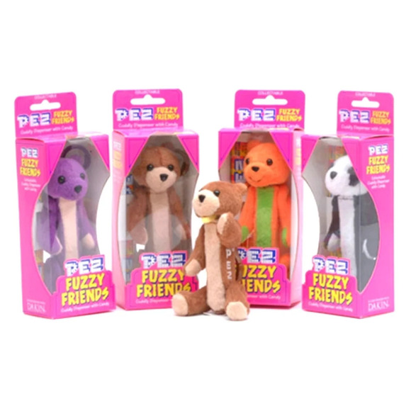 Pez Fuzzy Friends Bear Collection of 4 - Picture 1 of 5